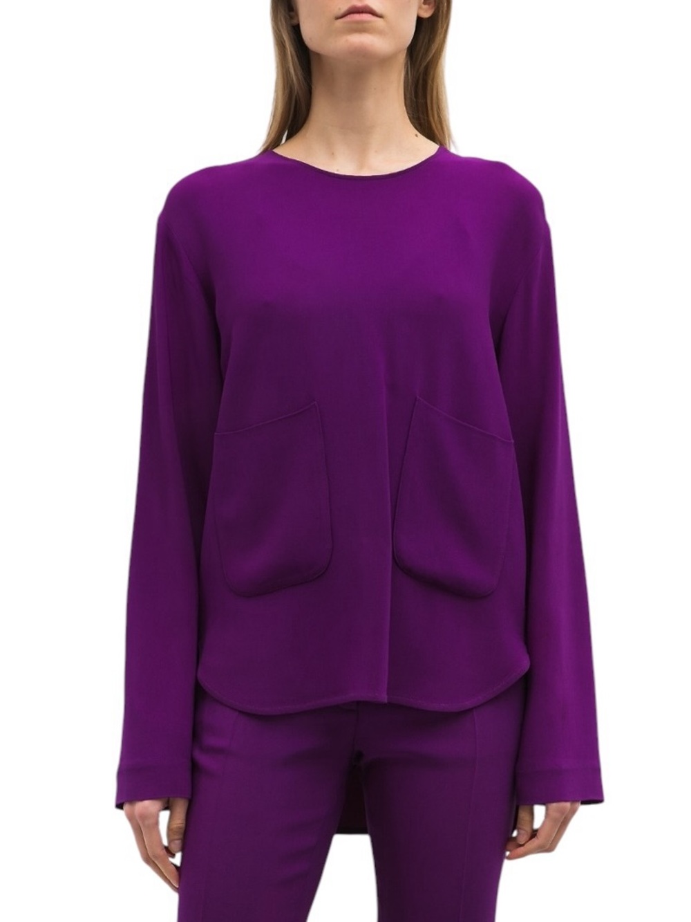 Stella McCartney blouse with front pockets & long sleeve excellent condition